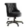 Linon Sinclair Office Chair, Charcoal Gray, 0