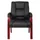 Bosschair Boss Mid Back Wood Finished Guest Chairs, Black