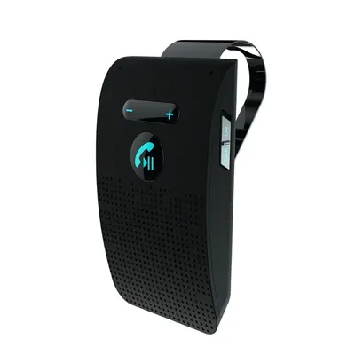 Clip de pare-soleil sans fil pour voiture haut-parleur compatible Bluetooth téléphone MP3 musique