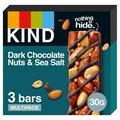 Kind Dark Chocolate Nuts & Sea Salt Cereal Bars Multipack 3x30g