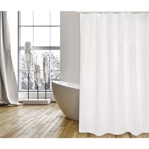 Polyester Bad Vorhang 180×200 Premium Blanco