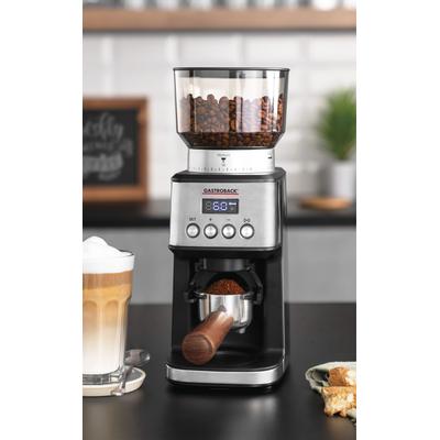 GASTROBACK Kaffeemühle "42643 Design Digital", schwarz (edelstahl, manschette mit kunststoff schwarzem grundkorpus), B:12,8cm H:34cm T:20cm, Kaffeemühlen Image
