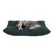 Indoor Outdoor Shebang Dog Bed, 44" L X 35" W X 4" H, Green, Medium
