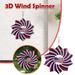 Corashan Garden Decor 3D Metal Wind Spinners American Flag Chimes Hanging Patio Decor Yard Ornaments Home Decor