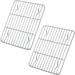 Cooling Grill Set of 2 Yayun Cooling Grill Cake Rack Made of Stainless Steel Heavy Duty Wire Rack Baking Rack for Roasting Baking Grilling Cooling Healthy & Durable Rustproof & Dishwasher Safe