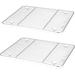 Cooling Rack Set of 2 Size 9.7 x 7.5 x 0.6 Stainless Steel Grill Wire Rack for Oven Roasting Baking Cooking Fit Toaster Oven Tray for Cake/Meat/Bread Dishwasher Safe 2 Pack