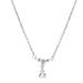 Water Drop Pendant Sterling Silver Chain Necklace Womens Ladies Hot S7T1