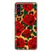 MUNDAZE Samsung Galaxy A13 Leopard Red Roses Double Layer Phone Case Cover