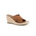 Women's Hastings Heeled Sandal by SoftWalk in Tan Suede (Size 8 1/2 M)