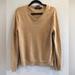 J. Crew Sweaters | J Crew Men’s 100% Merino Wool V Neck Sweater | Color: Tan | Size: M