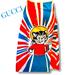 Gucci Skirts | Gucci Astronaut Space Cat Star Silk Skirt | Color: Blue/Orange | Size: 40eu