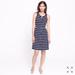 J. Crew Dresses | J.Crew Navy Blue White Stripe Button-Front Dress Size S | Color: Blue/White | Size: S