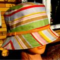 Coach Accessories | Coach M/L Beautiful Stripe Bucket Hat | Color: Green/Red | Size: M/L