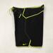 Nike Swim | Nike Athletic Black & Neon Green Surf Beach Pool Swim Trunks Board Shorts Men 36 | Color: Black/Green | Size: 36