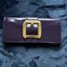 Michael Kors Bags | Michael Kors Patent Leather Clutch In Violet | Color: Purple | Size: Os