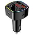 Maxtrack MT2L Bluetooth FM Transmitter Auto, Bluetooth Adapter Transmitter für Auto Radio, Auto Ladegerät mit PD20W und QC3.0 Ladeanschluss, Freisprechfunktion, Siri&Google Assistant Unterstützung.