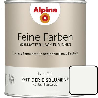 Alpina - Feine Farben Lack No. 04 Zeit der Eisblumen blassgrau edelmatt 750 ml Buntlacke Image