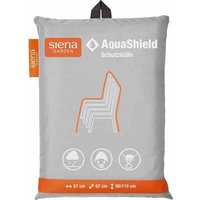 AquaShield Stapelstuhlhülle 67x67xH80/110 cm hellgrau, 100% Polyester Image