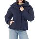 Amazon Essentials Damen Kurze, taillierte Daunenjacke (in Übergröße erhältlich), Marineblau, XS