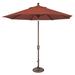 Simply Shade Catalina 108 Octagon Push Button Tilt Umbrella in Bronze/Henna