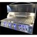CGProducts RJC40ALLP 40 in.Premier Grill Blue LED with Rear Burner-Propane