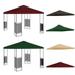 10 X 10 Gazebo Replacement Canopy 1/2 Tier Gazebo Covers for Yard Patio Garden Canopy Sunshade