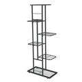 Tomshoo 6-Tier Display Shelf Flower Pots Rack Plant Stand Potting Ladder Planter Stand Heavy Duty Storage Shelving Rack For Potted Plants