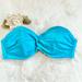 Victoria's Secret Swim | Like New Victoria’s Secret Adjustable Back Bandeau Style Bathing Suit Top Sz 36c | Color: Blue | Size: 36c