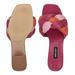 Nine West Shoes | Brand New! Nine West Gotit Block Heel Slide Sandals In Candy Pink | Color: Pink | Size: 6.5