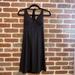 Athleta Dresses | Athleta Halter Beach Summer Black Dress | Color: Black | Size: 2