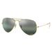 Ray-Ban Aviator Large Metal RB3025 Sunglasses Legend Gold Frame Silver/Blue Chromance Lens Polarized 58 RB3025-9196G6-58