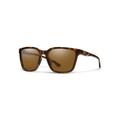 Smith Optics Shoutout Sunglasses Vintage Tortoise Frame Polarized Brown Lens 204450P6557L5