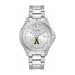 Bulova Silver Appalachian State Mountaineers Stainless Steel Classic Sport Watch