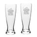 Hampden-Sydney College Tigers 23oz. 2-Piece University Pilsner Glass Set