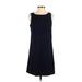 Gap Casual Dress - Shift: Blue Solid Dresses - Women's Size X-Small