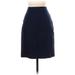 J. by J.Crew Casual Skirt: Blue Solid Bottoms - Women's Size 0