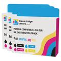 Premium Compatible Canon PGI-1500XL 3 Sets Of 4 High Capacity Ink Cartridges *12 Inks* (PGI-1500XL BK/C/M/Y)