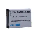 1Pc 3.7V SLB-10A SLB10A SLB 10A Caméra Batterie pour Samsung PL50 PL60 PL65 P800 SLusk WB150F WB250F