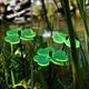 Shamrocks Suncatcher Garden Decor Ornaments Set Of 3 Decorative Stakes Or Table 25cm/10 Inches High Patio Yard Gardeners Gift