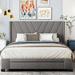 Latitude Run® Queen Tufted Storage Platform Bed Upholstered/Linen in Gray | 41.2 H x 66 W x 85.57 D in | Wayfair CA4340D57DC547B4A49D8D42859ACA16