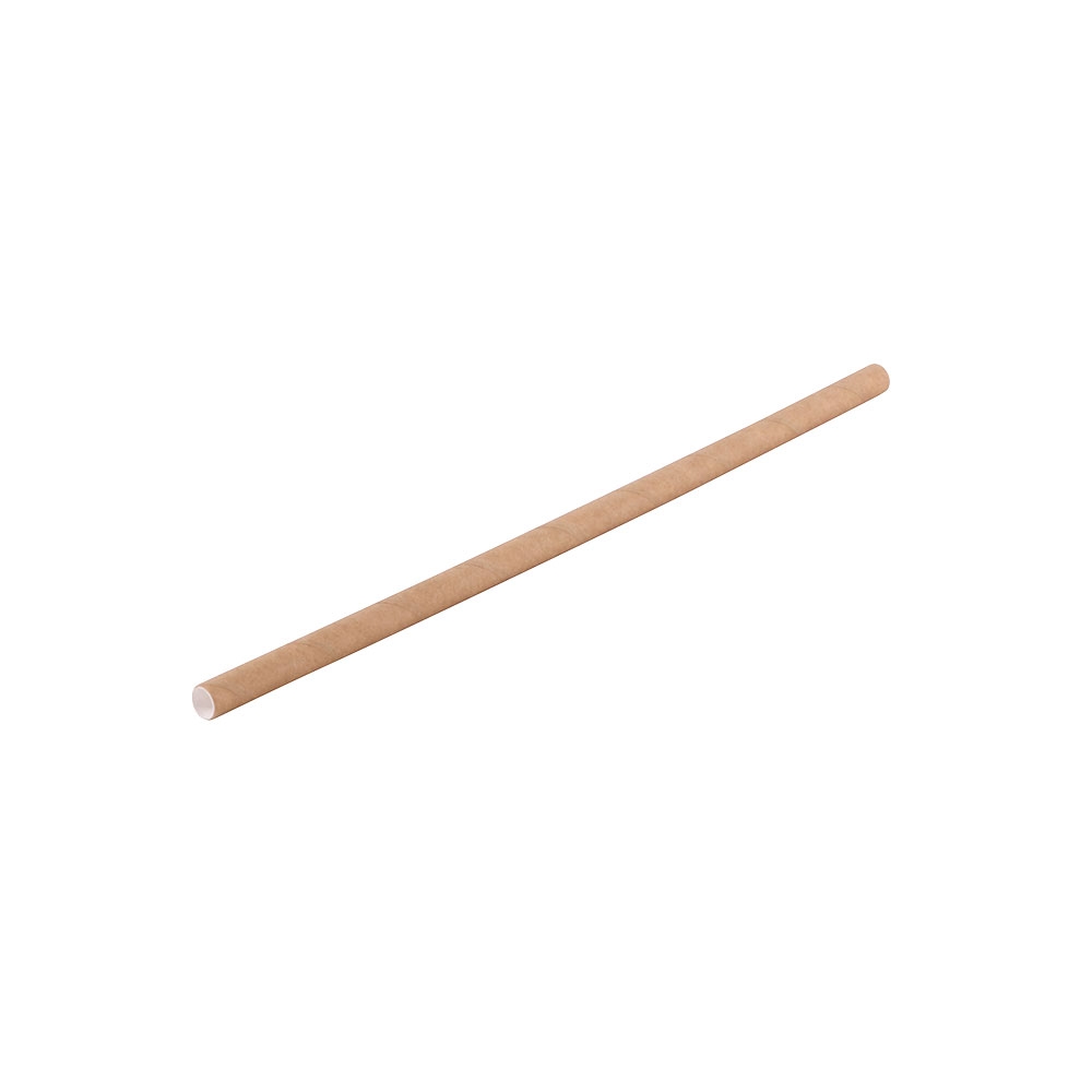 greenbox - Papier-Jumbo-Trinkhalme 23 cm, Ø 0,8 cm, braun, 3450 St. Image