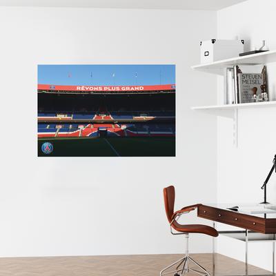 Paris Saint-Germain Stadium Revons Plus Grand Wandaufkleber – 60 cm x 40 cm Image