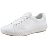 Sneaker ARA "AVIO", Damen, Gr. 6,5, weiß, Glattleder, sportlich, Schuhe, Slipper, Halbschuh, Freizeitschuh mit Wechselfußbett in G-Weite