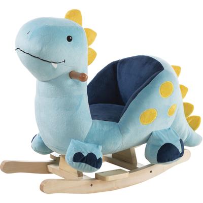 Schaukeltier HEUNEC "Dino, hellblau", blau (hellblau), Schaukeltiere, KinderB:34cm H:50cm T:60cm, B:34cm H:50cm T:60cm