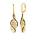 Le Vian® 3/8 Ct. T.w. Nude Diamonds™, 1/2 Ct. T.w. Chocolate Diamonds Earrings In 14K Honey Gold