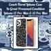 Coach Cell Phones & Accessories | Coach Floral Iphone 12pro Max Case | Color: Black/White | Size: Iphone 12 Pro Max