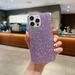 SaniMore Case for iPhone 14 Pro Max (6.7 2022) Glitter Bling Backplane for Girls Women Luxury Fashion Shockproof Anti-drop Slim Lightweight Shell for iPhone 14 Pro Max 6.7 2022 Purple