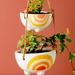 Anthropologie Accents | Anthropologie-Iris Rainbow Two-Tier Hanging Pot | Color: Orange/Pink | Size: Os