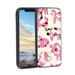 Compatible with iPhone XS Phone Case Cow-Print-Abstract-Art-Black-White-Pink-Cute33 Case Men Women Flexible Silicone Shockproof Case for iPhone XS