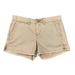 Anthropologie Shorts | Chino By Anthropologie Shortie Shorts Womens 26 Tan Stretch Cotton Blend Pockets | Color: Tan | Size: 26